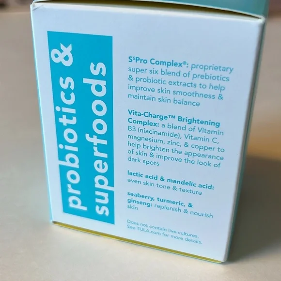 TULA Skincare Bedtime Bright Vita-Charge Overnight Brightening Treatment 1.7Floz - Picture 4 of 7